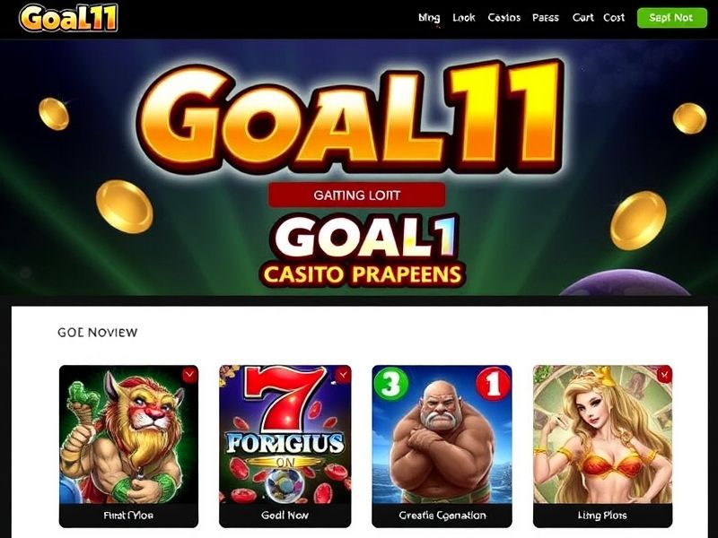 Discover Goal11 Casino (www.goal11casino.com) – Your Ultimate Destination for Online Slots, Blackjack, Poker, and More! Enjoy Generous Bonuses, Real Money Winnings, and Top-Rated Table Games in a Secure Environment.
