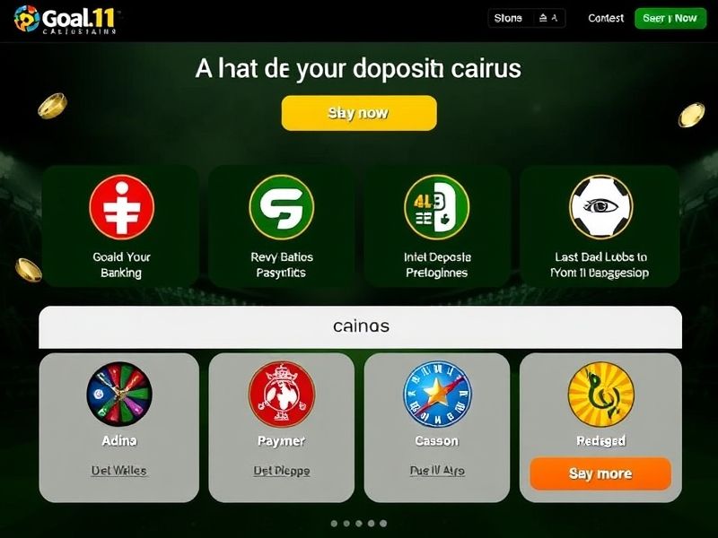 Discover Goal11 Casino (www.goal11casino.com) – Your Ultimate Destination for Online Slots, Blackjack, Poker, and More! Enjoy Generous Bonuses, Real Money Winnings, and Top-Rated Table Games in a Secure Environment.